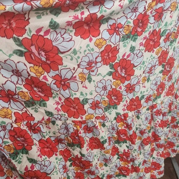 [ ALEXIA ADMORE] Women's size 6, &quot;summer poppy&quot; floral maxi tiered dress