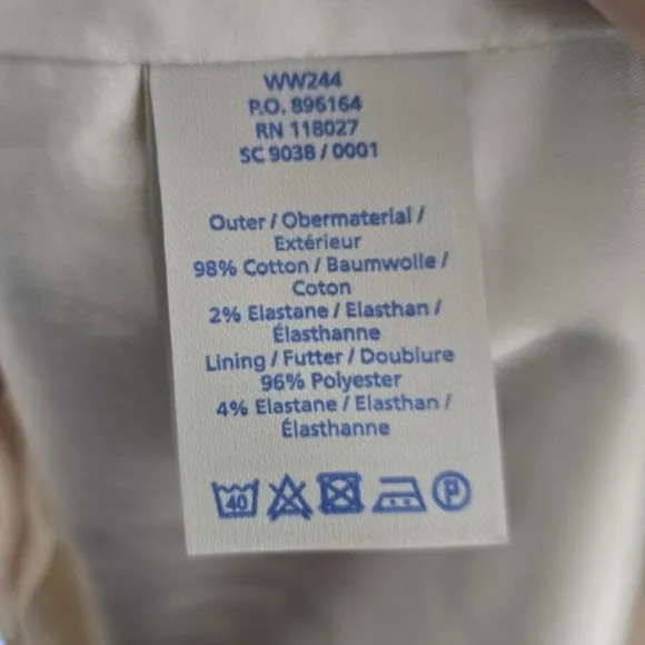 💠 Boben Beautiful Sleeveless Clover Shift Dress Zip Lined with Pockets 16L RARE