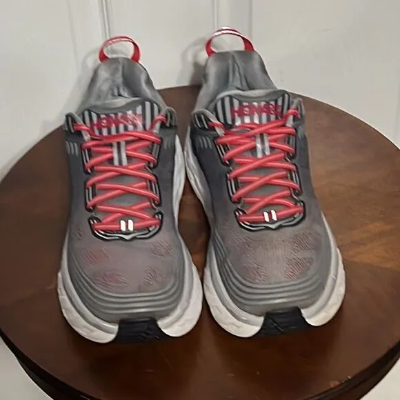 🔥🔥 HOKA ONE ONE BONDI 6 Running Shoes - Men Sz 10 - Good Condition 🔥🔥