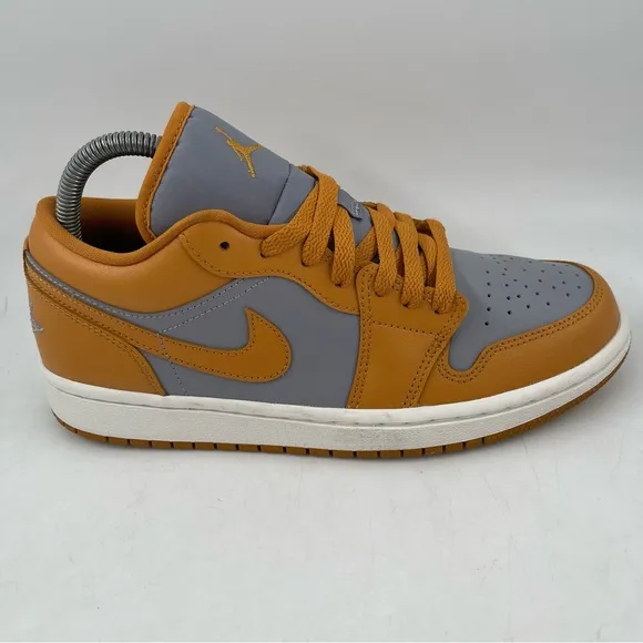 👞 Nike Air Jordan 1 Low Women’s-Size 8 - Cement Grey Chutney Sail Sneaker Shoes