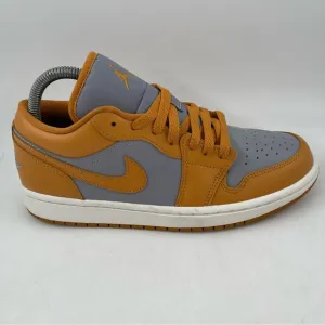👞 Nike Air Jordan 1 Low Women’s-Size 8 - Cement Grey Chutney Sail Sneaker Shoes