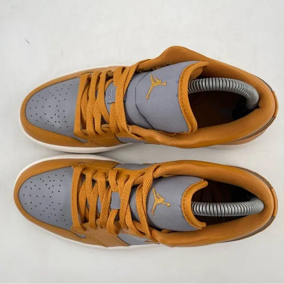 👞 Nike Air Jordan 1 Low Women’s-Size 8 - Cement Grey Chutney Sail Sneaker Shoes