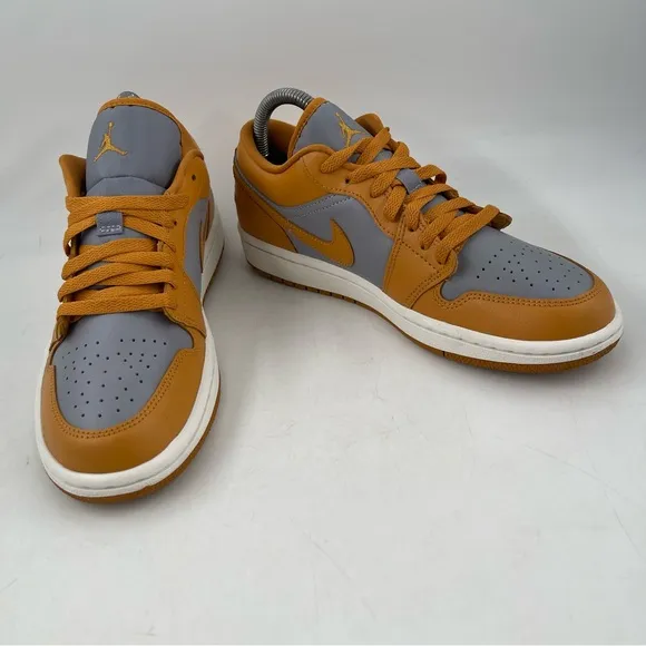 👞 Nike Air Jordan 1 Low Women’s-Size 8 - Cement Grey Chutney Sail Sneaker Shoes