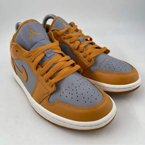 👞 Nike Air Jordan 1 Low Women’s-Size 8 - Cement Grey Chutney Sail Sneaker Shoes