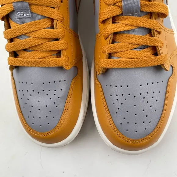 👞 Nike Air Jordan 1 Low Women’s-Size 8 - Cement Grey Chutney Sail Sneaker Shoes