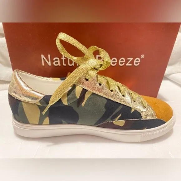 🛍️ Women’s  Natural Breeze Dale  Silver Metallic fashion Sneaker Size: 8 1/2💥