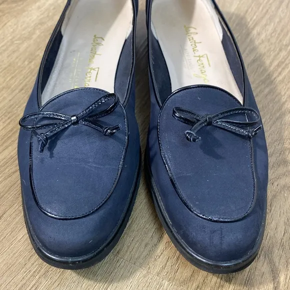 2 Pair Salvatore Ferragamo Women's Leather Shoes size 7A extra narrow