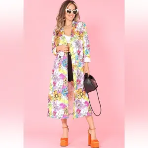 23 Chic Beautiful Long Printed Jacket Trench