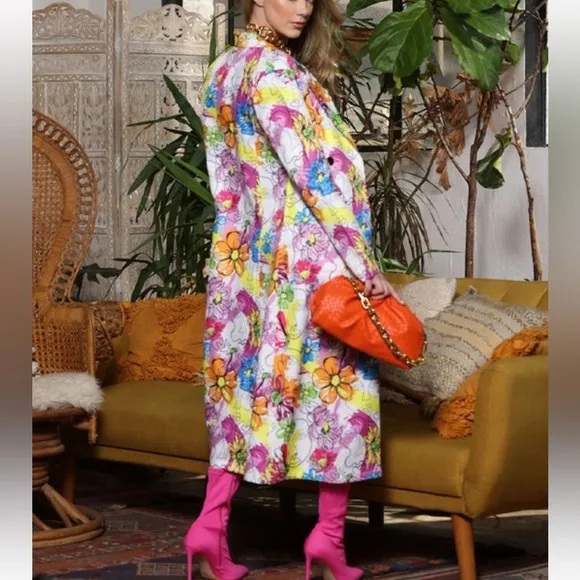 23 Chic Beautiful Long Printed Jacket Trench