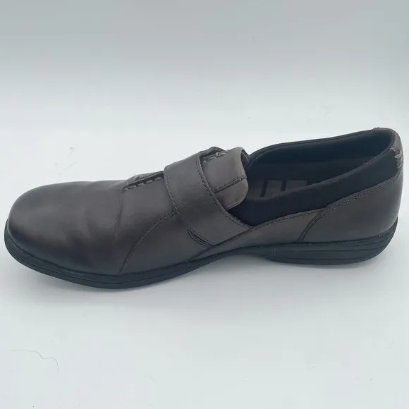 ABEO Comfort Shoe Women's Black Leather Mary Jane Slip-on Size 9