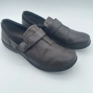 ABEO Comfort Shoe Women's Black Leather Mary Jane Slip-on Size 9