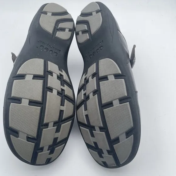ABEO Comfort Shoe Women's Black Leather Mary Jane Slip-on Size 9
