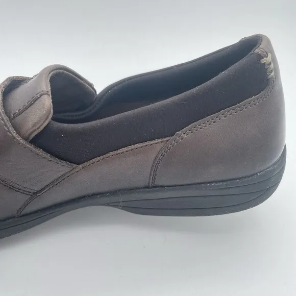 ABEO Comfort Shoe Women's Black Leather Mary Jane Slip-on Size 9