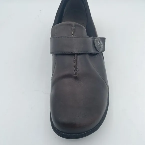 ABEO Comfort Shoe Women's Black Leather Mary Jane Slip-on Size 9