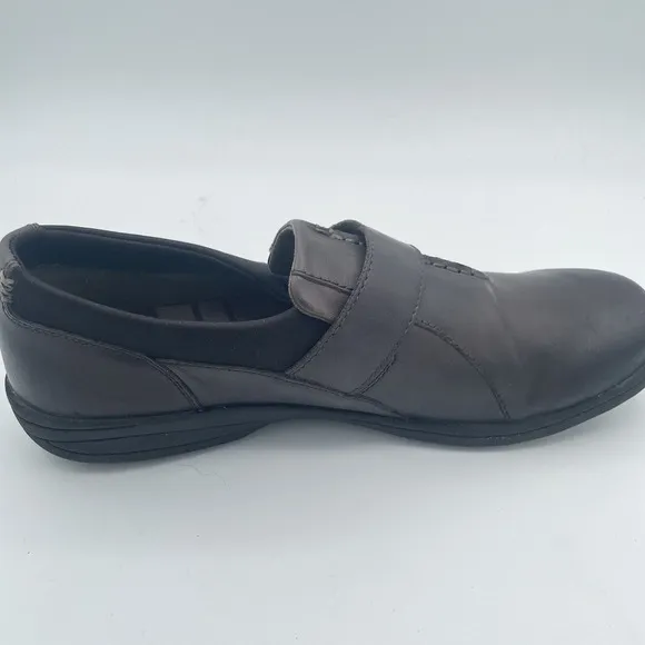 ABEO Comfort Shoe Women's Black Leather Mary Jane Slip-on Size 9