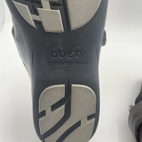 ABEO Comfort Shoe Women's Black Leather Mary Jane Slip-on Size 9