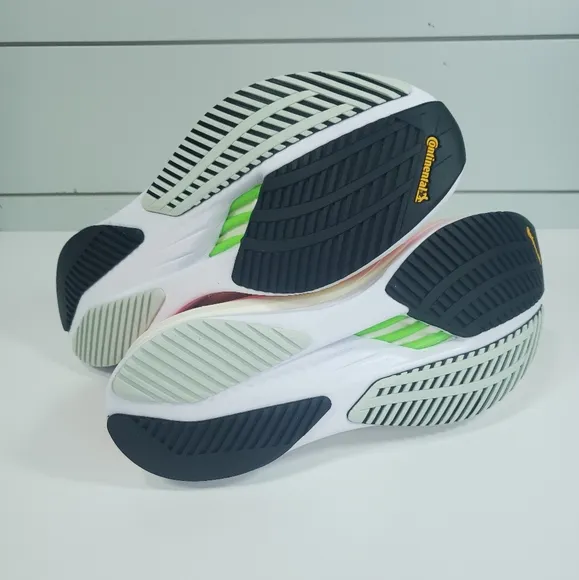 Adidas Adizero Boston 11 Beam Pink Green GX6656 Bright Neon Running shoes sz 6.5