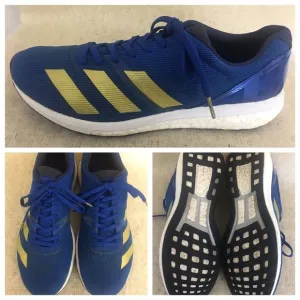 Adidas  Adizero Boston 8 Men SZ 10.5 Running Shoes Blue Sneakers G28859