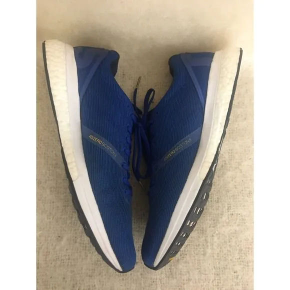 Adidas  Adizero Boston 8 Men SZ 10.5 Running Shoes Blue Sneakers G28859