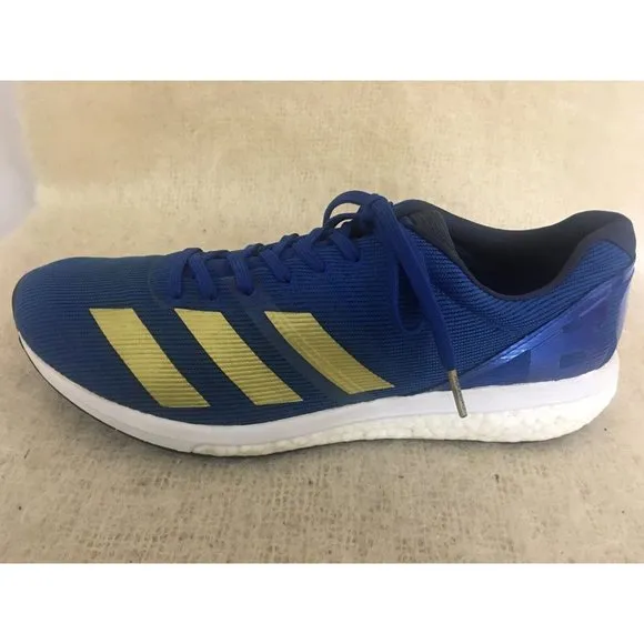 Adidas  Adizero Boston 8 Men SZ 10.5 Running Shoes Blue Sneakers G28859