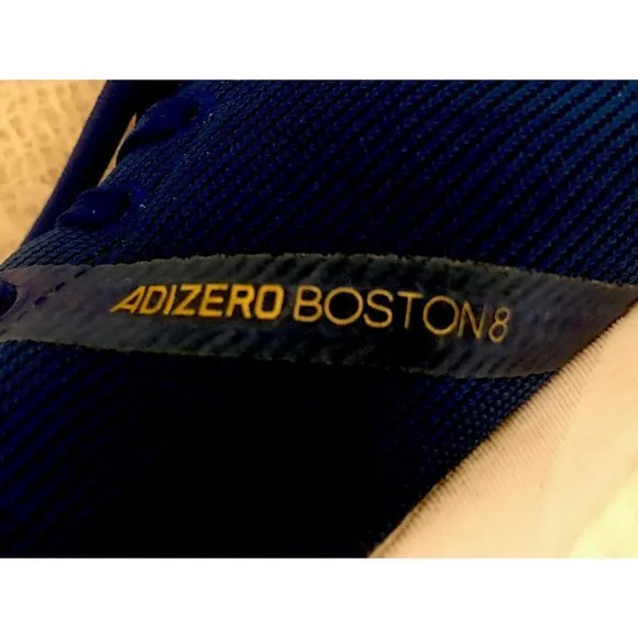Adidas  Adizero Boston 8 Men SZ 10.5 Running Shoes Blue Sneakers G28859