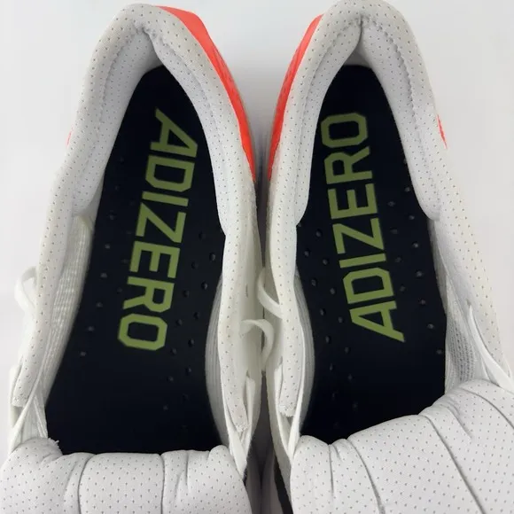 Adidas Adizero SL Running Shoes Men's Size 12.5 | White/Black/Red