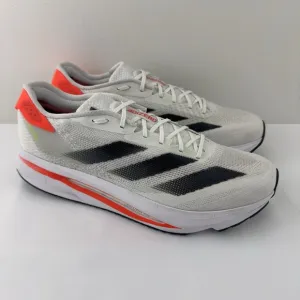 Adidas Adizero SL Running Shoes Men's Size 12.5 | White/Black/Red