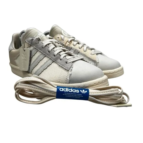 Adidas Campus Highsnobiety Highar Crystal White Shoes IG8171 Men's Sz 7.5 - 12.5