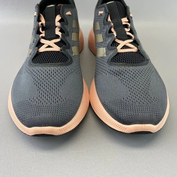 Adidas Edge Flex Women's Sz 10M Athletic Comfort Grey Coral Sneaker Shoes G54118