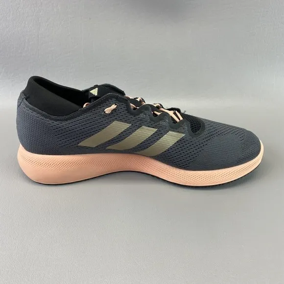Adidas Edge Flex Women's Sz 10M Athletic Comfort Grey Coral Sneaker Shoes G54118