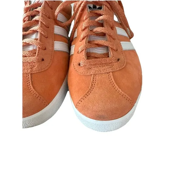 adidas Gazelle 85 Sneakers Orange / Salmon White GY2531  Size 10