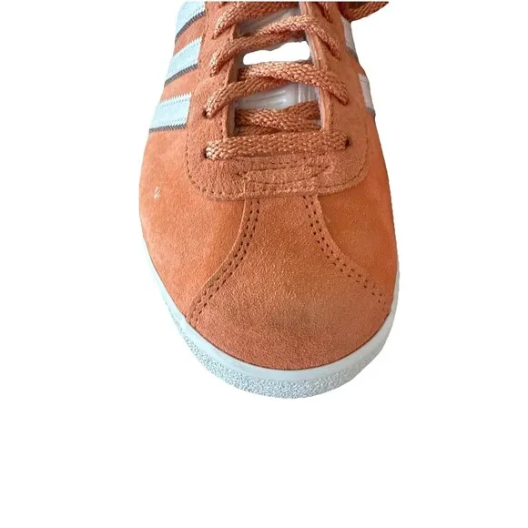 adidas Gazelle 85 Sneakers Orange / Salmon White GY2531  Size 10
