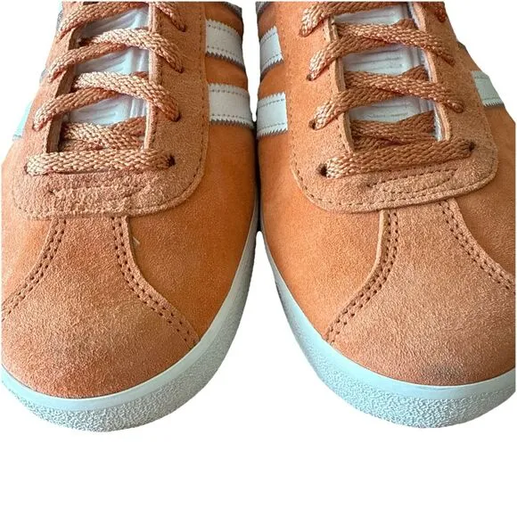 adidas Gazelle 85 Sneakers Orange / Salmon White GY2531  Size 10