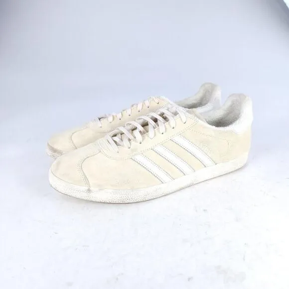 Adidas Gazelle Shoes Originals Sneakers US 12 Men's Wonder Beige/Off White