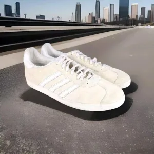 Adidas Gazelle Shoes Originals Sneakers US 12 Men's Wonder Beige/Off White