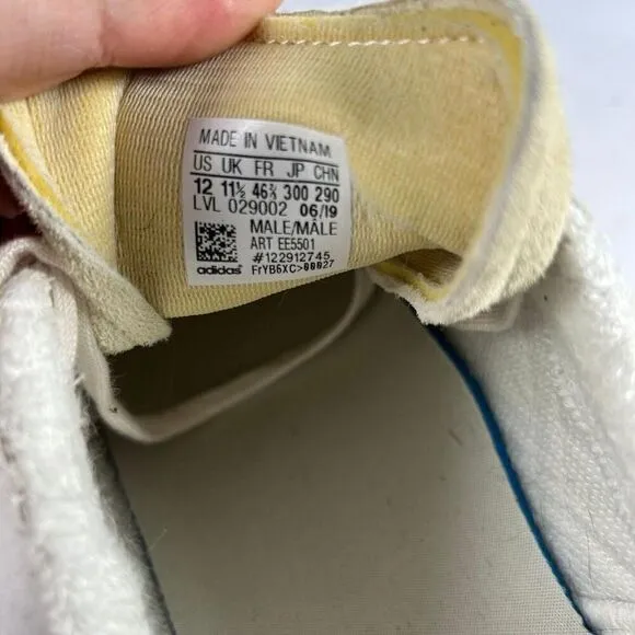 Adidas Gazelle Shoes Originals Sneakers US 12 Men's Wonder Beige/Off White