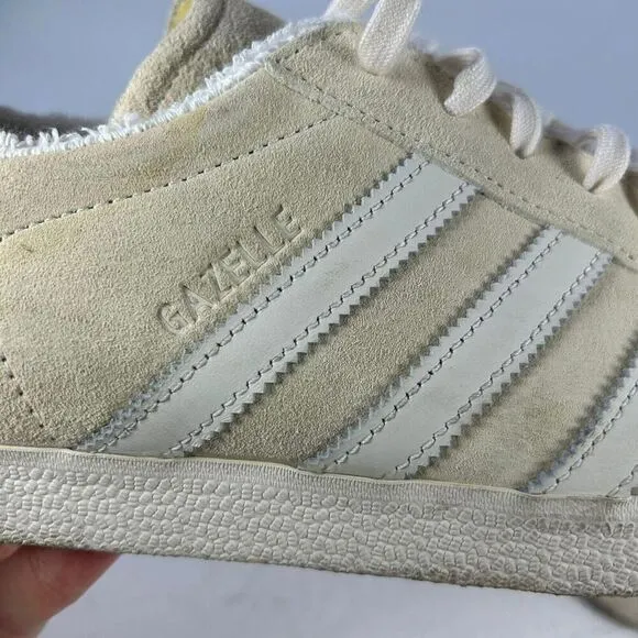 Adidas Gazelle Shoes Originals Sneakers US 12 Men's Wonder Beige/Off White