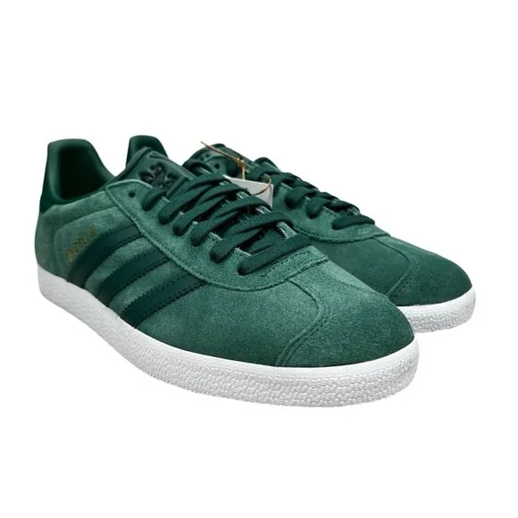 Adidas Gazelle Tech Forest Green White Shoes IG4986 Men's Sizes 8.5 - 13