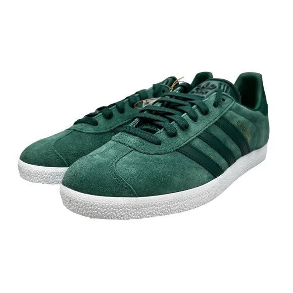 Adidas Gazelle Tech Forest Green White Shoes IG4986 Men's Sizes 8.5 - 13