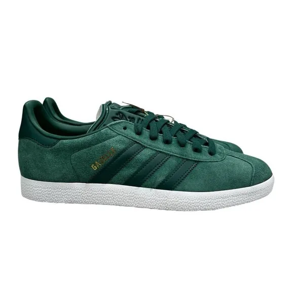 Adidas Gazelle Tech Forest Green White Shoes IG4986 Men's Sizes 8.5 - 13