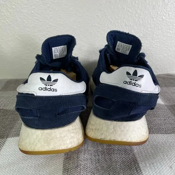 Adidas I-5923 Iniki Boost Navy Red White Men’s 9.5 BD7814 Running Shoes Retro