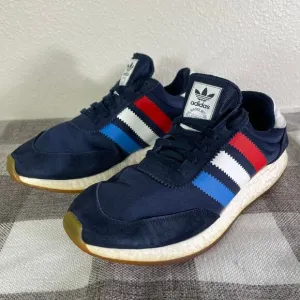 Adidas I-5923 Iniki Boost Navy Red White Men’s 9.5 BD7814 Running Shoes Retro