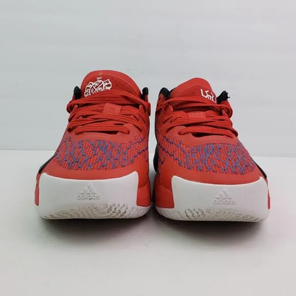 Adidas Marvel D.O.N. Issue 4 Spider-Man Boys Size 4.5Y Red Basketball Shoes