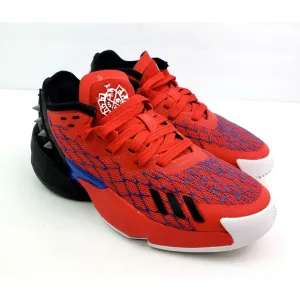 Adidas Marvel D.O.N. Issue 4 Spider-Man Boys Size 4.5Y Red Basketball Shoes