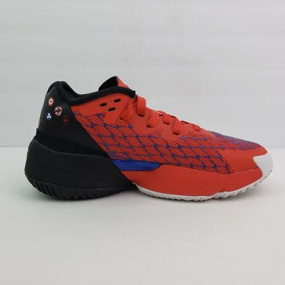 Adidas Marvel D.O.N. Issue 4 Spider-Man Boys Size 4.5Y Red Basketball Shoes