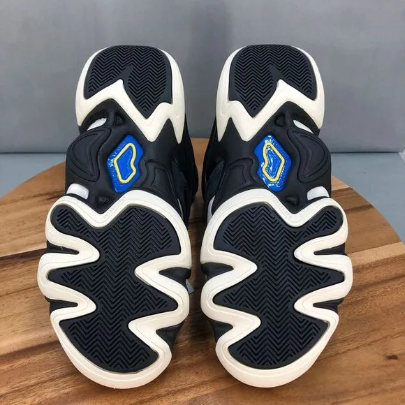 Adidas Mens 8 Shoes Crazy 8 Black White Basketball Shoes Nubuck Cushion Comfort