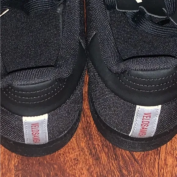 Adidas Men's Black and Red Sneakers