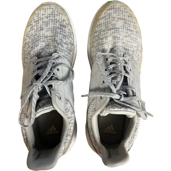 Adidas Mens Cloudfoam Rapidarun BZ0598 Gray Running Shoes Sneakers Size 5