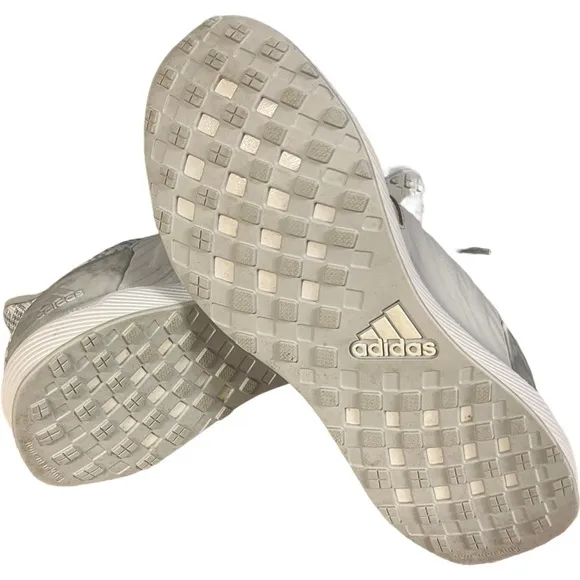 Adidas Mens Cloudfoam Rapidarun BZ0598 Gray Running Shoes Sneakers Size 5