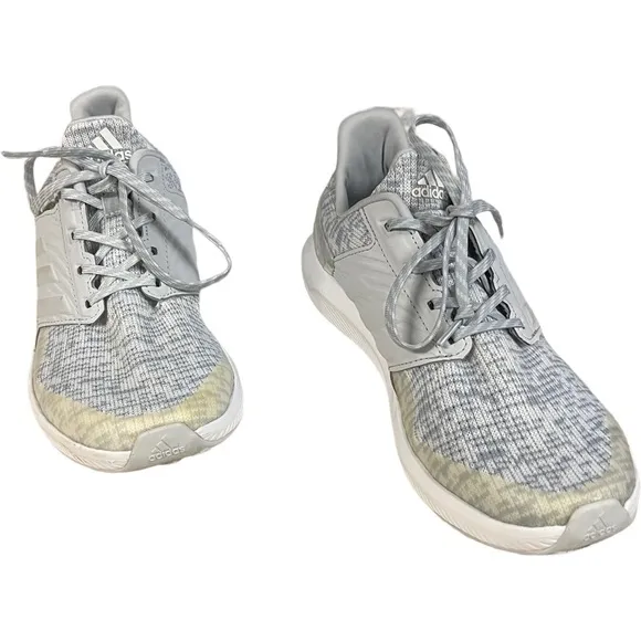 Adidas Mens Cloudfoam Rapidarun BZ0598 Gray Running Shoes Sneakers Size 5